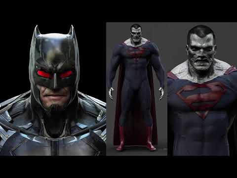 Batman and Bizarro Concept Art For Cancelled Game is Super Cool 2020
