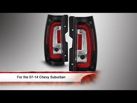 07-14 Chevy Suburban Version 2 LED Bar Tail Lights