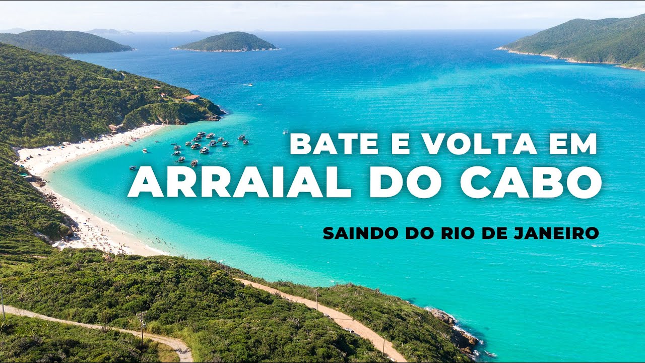 PASSEIO DE 1 DIA EM ARRAIAL DO CABO | BATE E VOLTA SAINDO DO RIO DE JANEIRO