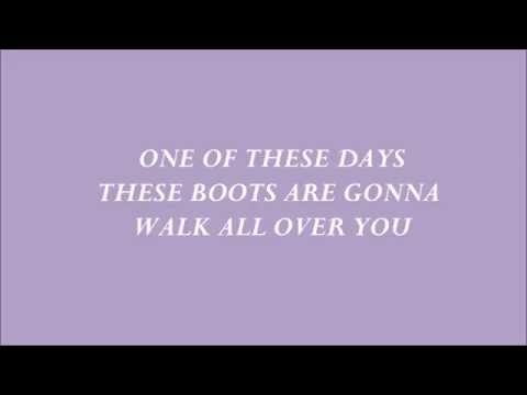 Nancy Sinatra - These Boots Are Made For Walking Lyrics
