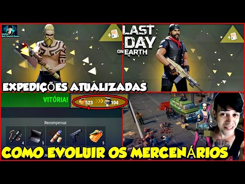 ●ABRINDO 104 CONTRATOS DE MERCENÁRIOS! COMO FAZER EXPEDIÇÕES E EVOLUIR 👁 Last Day On Earth