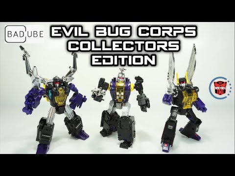 Badcube Evil Bug Corps Collectors Edition 2021 Reissue (AKA Insecticons)