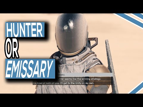 Side With The Emissary, Alliance With The Hunter, Or Go Your Own Path In Starfield
