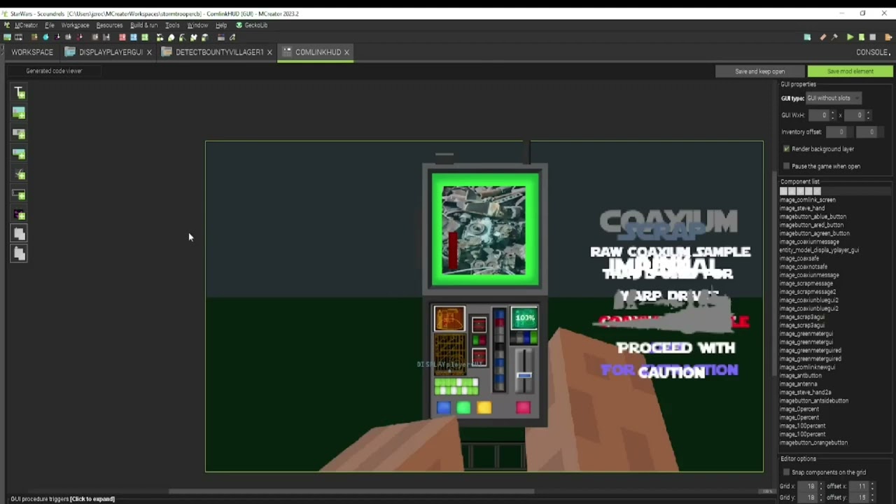 MCreator Tutorial 1.19 - How to Render Player/Entity in GUI