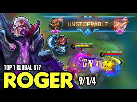 ROGER BEST BUILD 2021 | TOP 1 GLOBAL ROGER GAMEPLAY | MOBILE LEGENDS✓