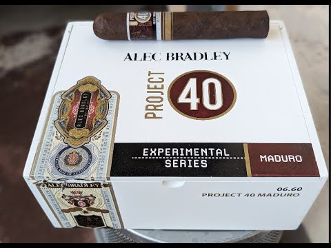 Cigar Unboxing and Taste Test! Alec Bradley Project 40 Maduro