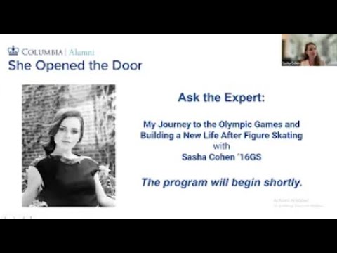 Ask the Expert | Sasha Cohen ’16GS: My Journey to the Olympic Games and Life After Figure Skating