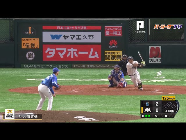 ホークス・松田 打撃復調の兆し!! タイムリーにチームを救う好守