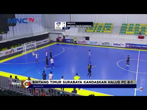 Liga Futsal Profesional 2021, Bintang Timur Surabaya Kandaskan Halus FC 6-1 #LintasiNewsPagi 31/01