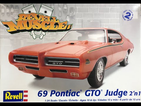 Building the Revell 69 Pontiac GTO Judge 1/24 scale model Part 1