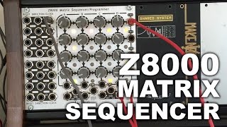 Video thumbnail for Eurorack - Z8000 Matrix Sequencer by Luftrum1