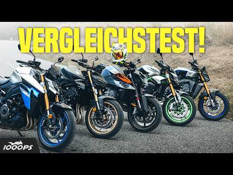 Der große Naked Bike Vergleich 2025 – 5 Bikes, 6 Meinungen, Klartext!