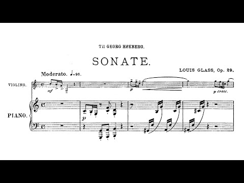 Louis Glass – Violin Sonata No.2, in C major