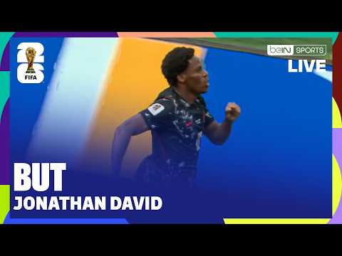 LIVE - D'une REPRISE DE VOLÉE IMPARABLE, JONATHAN DAVID fait le BREAK pour le CANADA !!!!