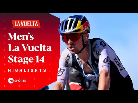 CONTINUED DOMINANCE! 🤩 | 2025 Men's La Vuelta Stage 14 Race Highlights | TNT Sports Cycling