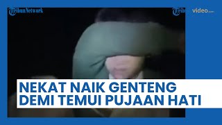 Viral Remaja di Bogor Nekat Panjat Genteng demi Temui Pujaan Hati, Malah Dikira Maling oleh Warga