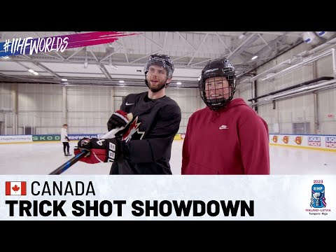 Хоккей Trick Shot Challenge with Team Canada | 2023 #IIHFWorlds