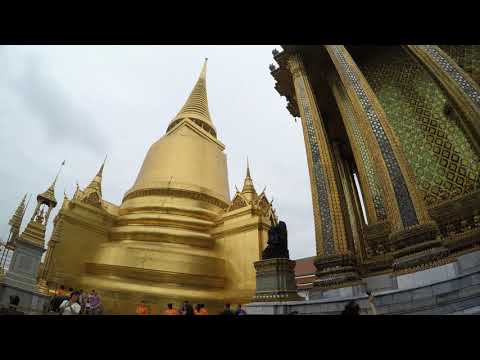 Thailand in 60sec Bangkok The Grand palace Residence of the Kings of Siam