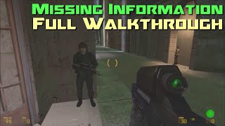 Missing Information - Source Mod - Full Walkthrough - 2020 - Part 2 of 2