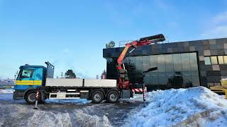 Mercedes-Benz MERCEDES BENZ ACTROS 3344 6x4 Palfinger PK 44002 flatbed truck | Image 4 - Autoline