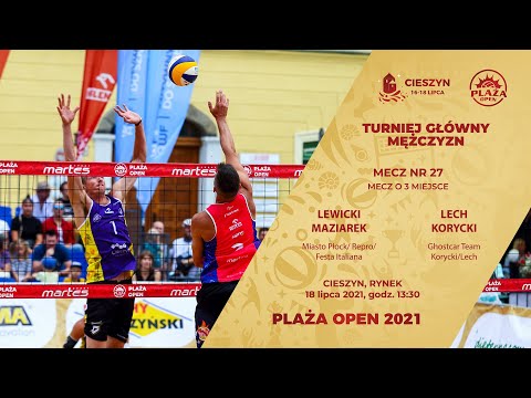 Plaża Open 2021 Cieszyn - Lewicki/Maziarek - Lech/Korycki (mecz o 3 miejsce)