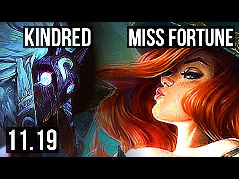 KINDRED & Braum vs MISS FORTUNE & Sett (ADC) | 9/2/9, 1.4M mastery, 400+ games | BR Master | v11.19