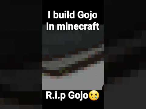 Kelvin Lavin - I BUILD GOJO SATORU IN MINECRAFT #shorts #minecraft #gojo #anime #edit #trend #viral #trending