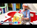 Amy S Playground Learning Colours Blippi Moonbug Kids Art For Kids ️