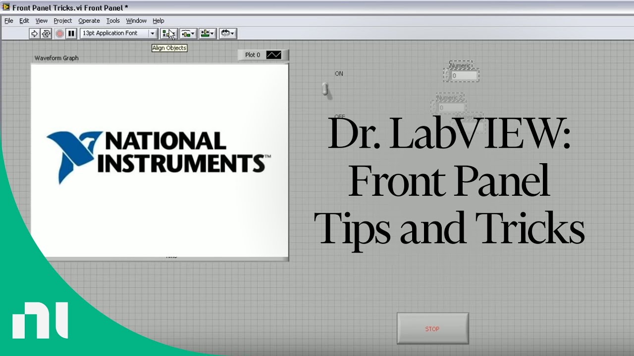 Dr. LabVIEW: Front Panel Tips and Tricks