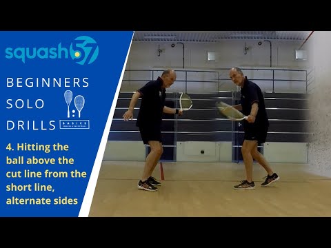 Squash57  Beginners Solo practice starter No4