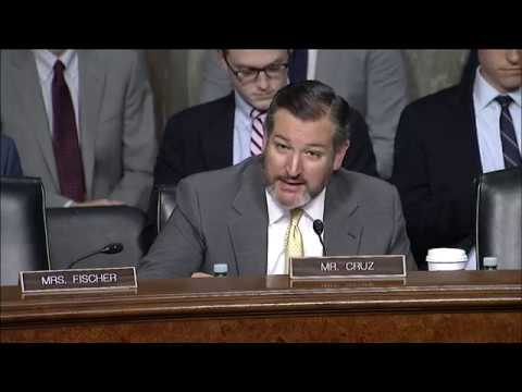 Sen. Cruz at Commerce Hearing: New Entrants in the National Airspace: Policy, Tech & Security Issues