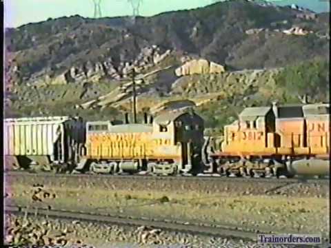 Classic Railroad Series 324 - Santa Fe and UP on Cajon Pass August 31, 1991