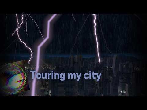 Touring my city in Cities Skylines