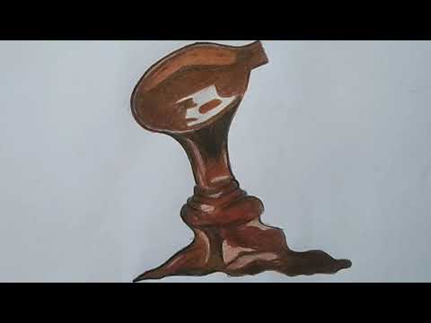 Chocolate Melting Drawing | Keerthi's Routine