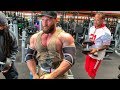 Prépa Mr Olympia 2019, week 6: Entraînement de PECS avec SHAWN RHODEN et Charles GLASS