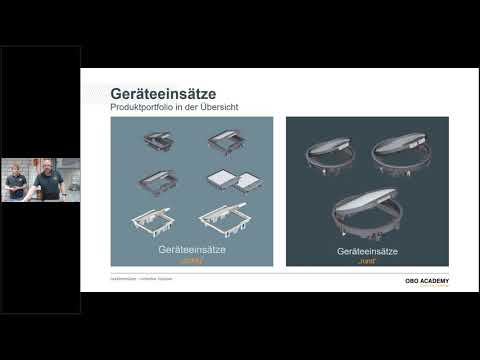 Unterflursysteme OBO Bettermann Geräteeinsätze - Das Webinar
