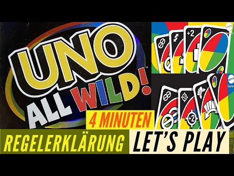 UNO All Wild 🎴 Regeln Anleitung Regelerklärung 🎴 Kartenspiel + Lets Play