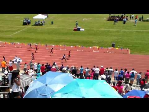 7-8 yr old girl 100 meter final (State Championships)