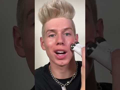 trying the viral face lifting device 😳 #makeup #beauty #skincare #shorts #short #review #reaction