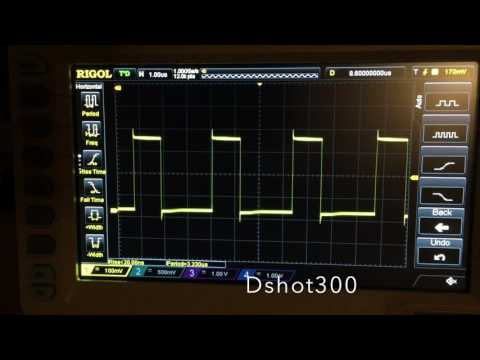 ESC protocols 2017 (Multishot, Dshot)