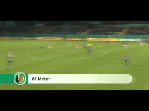 TuS Koblenz   Hertha BSC Berlin   61 Metres Distance Wondergoal by Michael Stahl HD