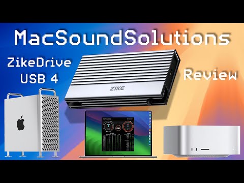 ZikeDrive USB 4  review benchmarks & external boot drive tests.