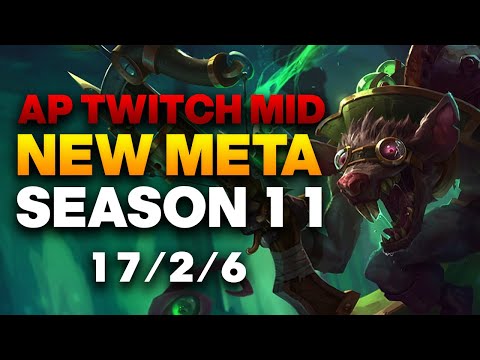 Vapora Dark AP Twitch Mid Gameplay - Carrying on AP Twitch Mid in Season 11 | League of Legends
