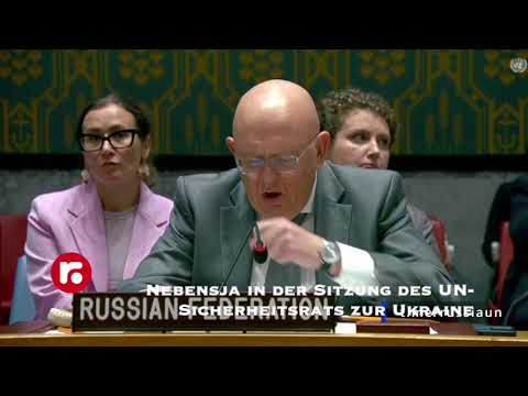 Nebensja in der Sitzung des UN-Sicherheitsrats zur Ukraine