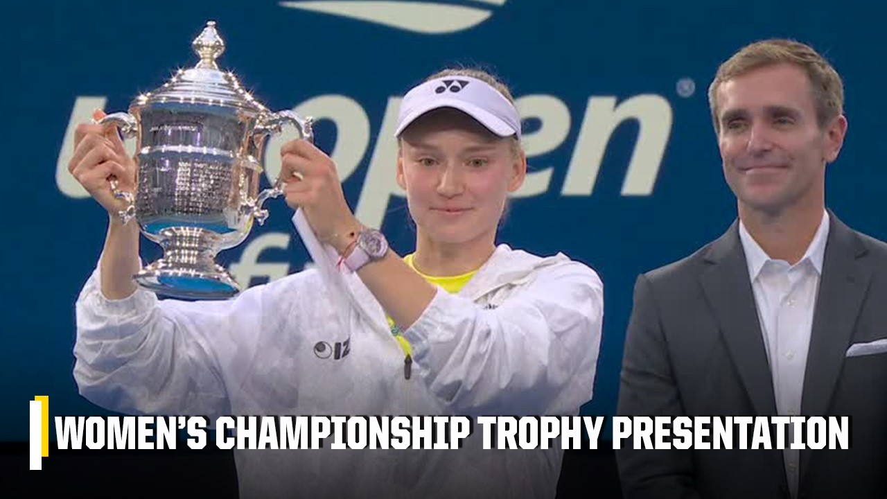 2026 US Open Women's Championship Trophy Presentation 🏆 | ESPN