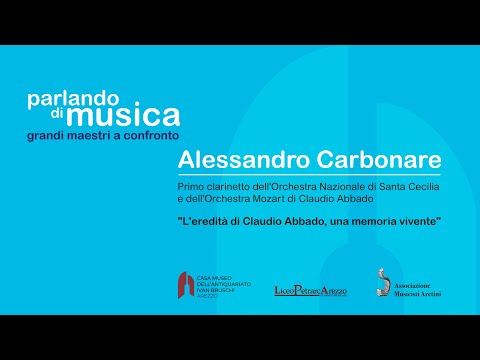 Parlando di musica 2024 - primo appuntamento con Alessandro Carbonare