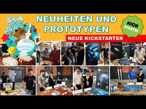BerlinCon 2023 Brettspiel Neuheiten & Prototypen Kickstarter Interviews Kapitelmarker Brettspielgard