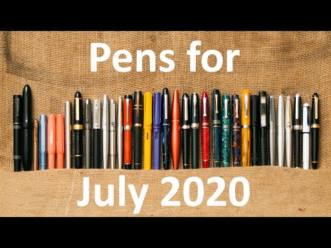 Pens for July 2020