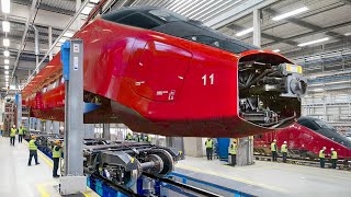 Inside Billion $ Factory Producing Super Fast Trains - Production Line