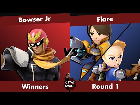 NO CAPS #52 Pools - Bowser Jr (Captain Falcon) vs Flare (Mii Gunner, Mii Swordfighter)
